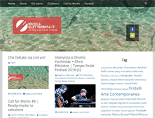 Tablet Screenshot of musicaelettronica.it